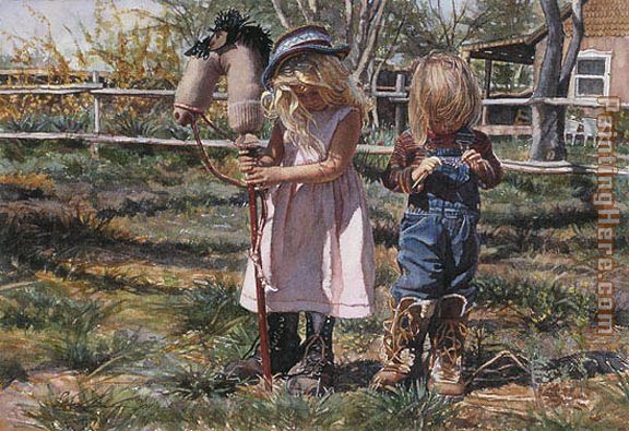 Country Girls painting - Steve Hanks Country Girls art painting